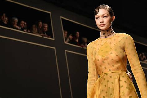 Gigi Hadid Closes Karl Lagerfeld's Last Fendi Show